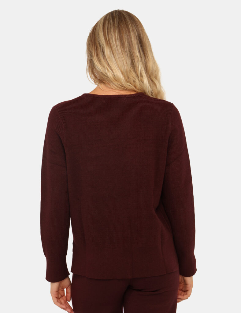 Abbigliamento donna scontato - Maglione Rue De Clerie Bordeaux