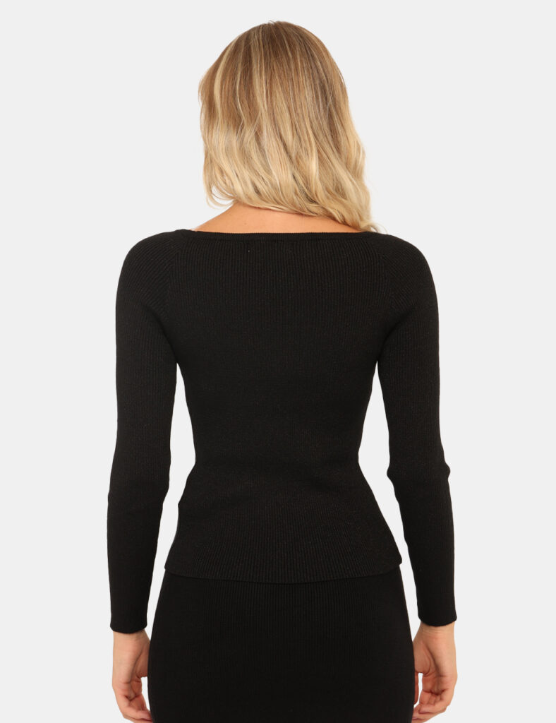 Abbigliamento donna scontato - Maglione Rue De Clerie Nero