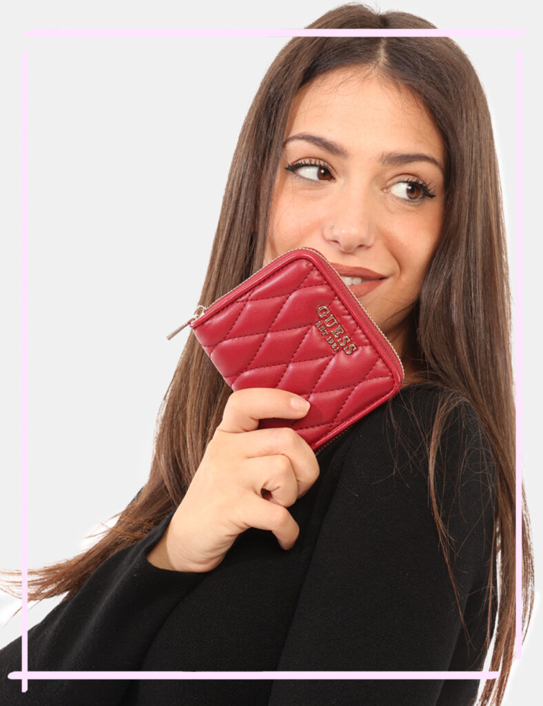 Portafoglio Guess Bordeaux