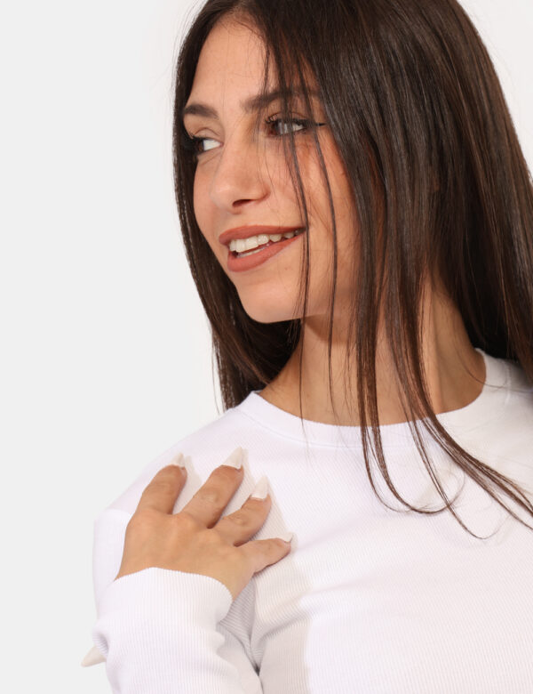 T-shirt Sun68 Bianco Taglia S - L’articolo appartiene al campionario esclusivo di stagione: pezzo unico.Cod. art. T45214 SU