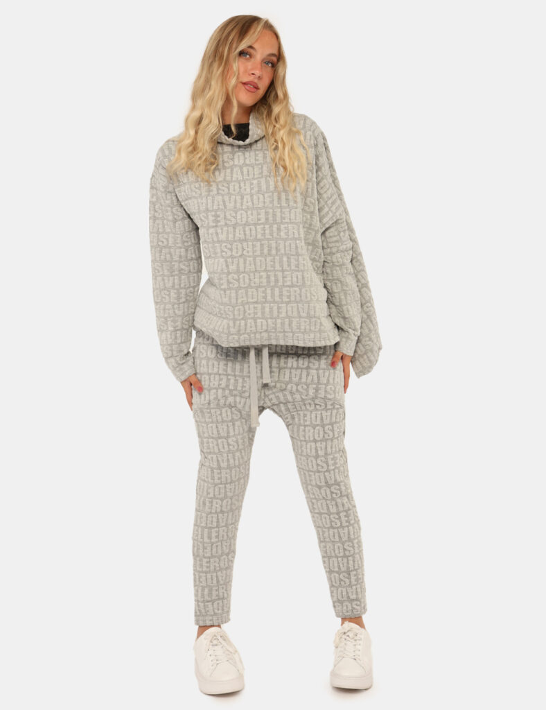 Pantaloni Via Delle Rose Grigio