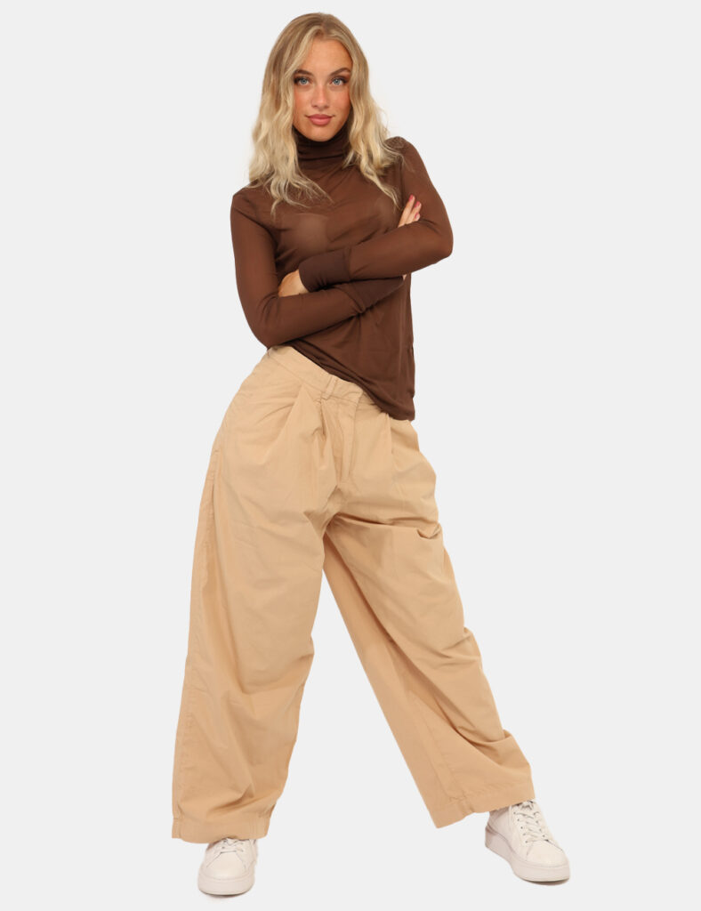 Pantaloni Via Delle Rose Beige