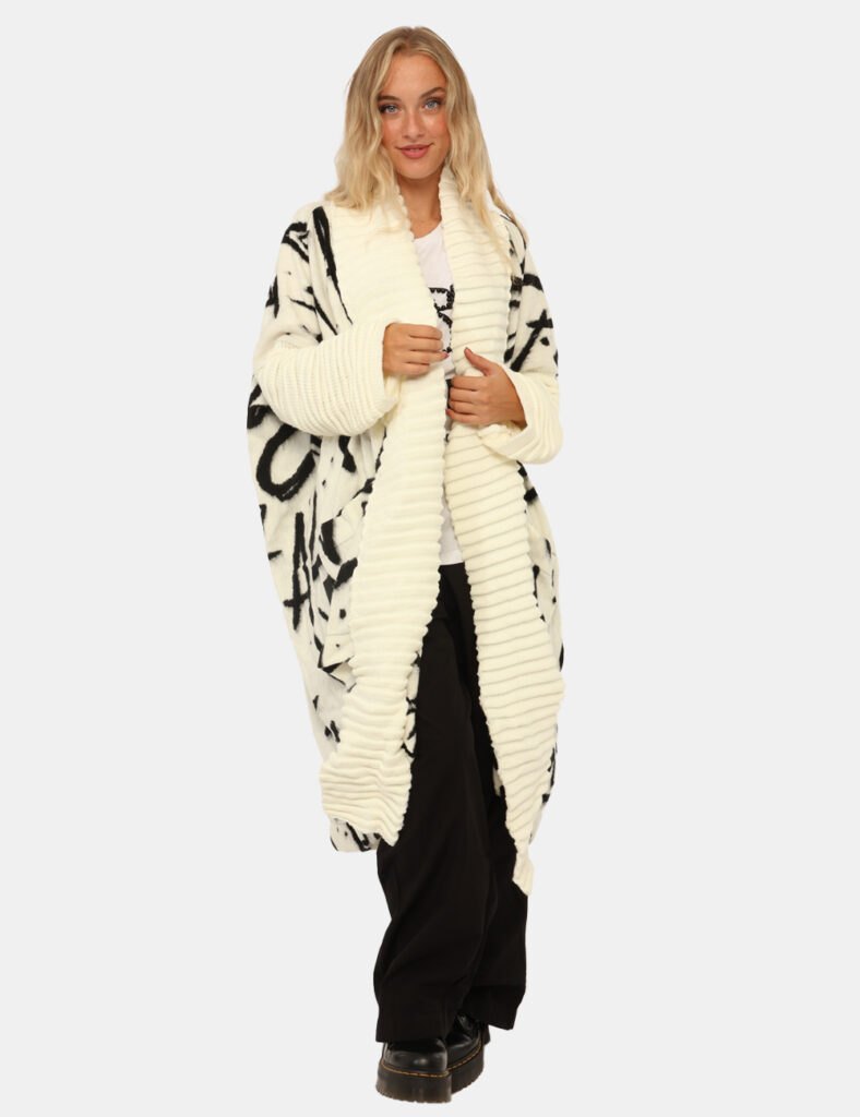 Cardigan Via Delle Rose Bianco