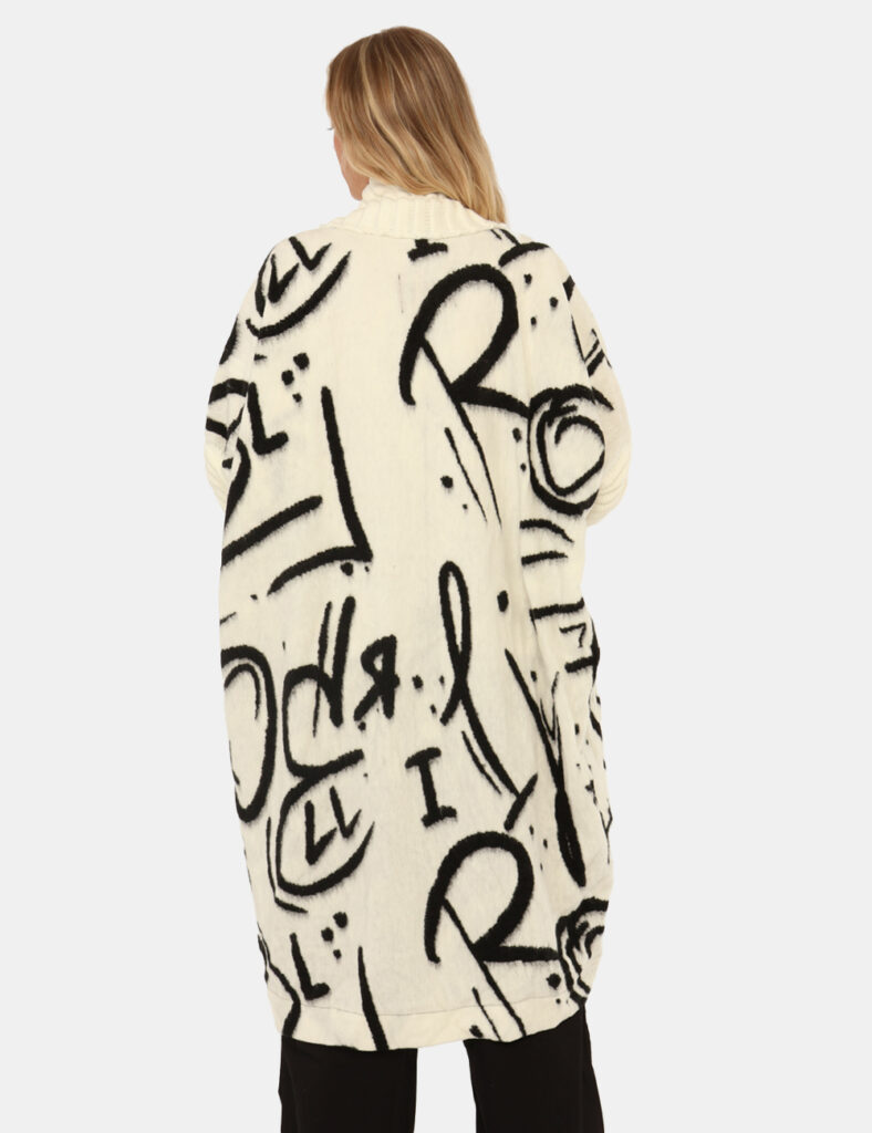 Cardigan Via Delle Rose Bianco