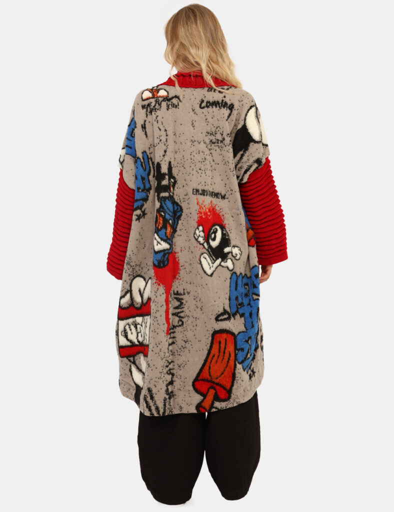 Cardigan Via Delle Rose Fantasia