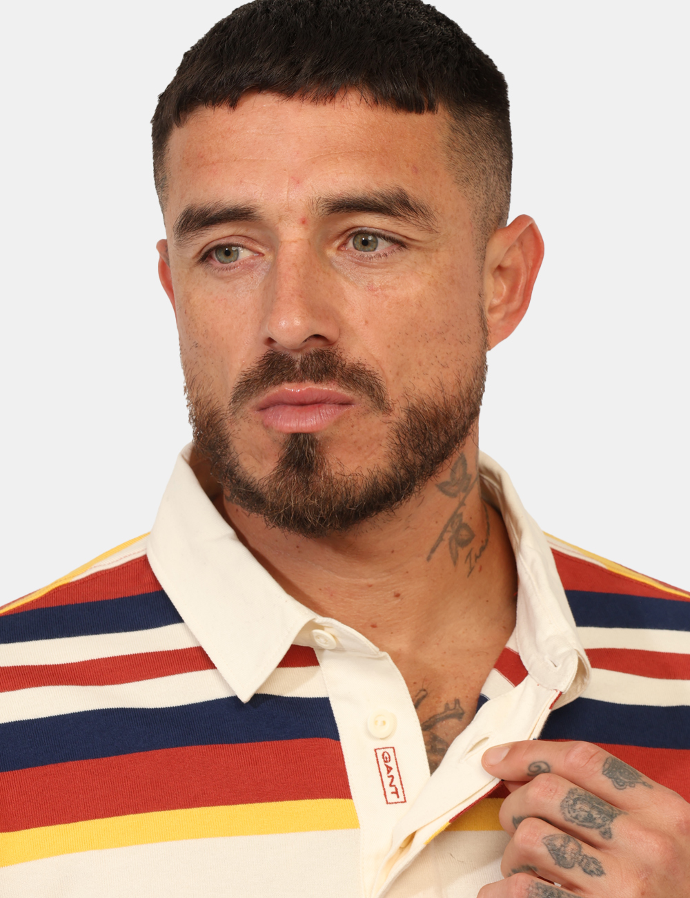 2065056-L-CA_FANTASIA_AI25_3 Polo Gant Beige Taglia L - L’articolo appartiene al campionario esclusivo di stagione: pezzo unico.Cod. art. 2065056 L CAVi