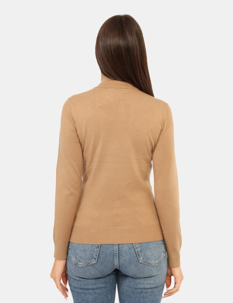Maglia scontata - Dolcevita Rue De Clerie Marrone