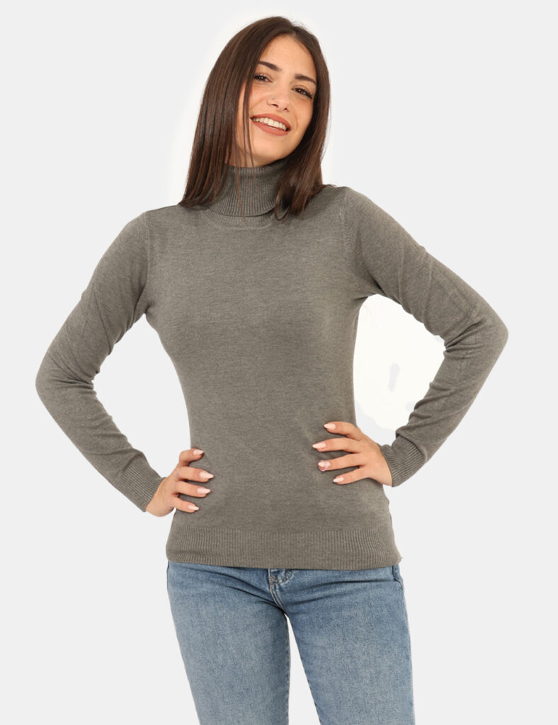 Maglia scontata - Dolcevita Rue De Clerie Grigio