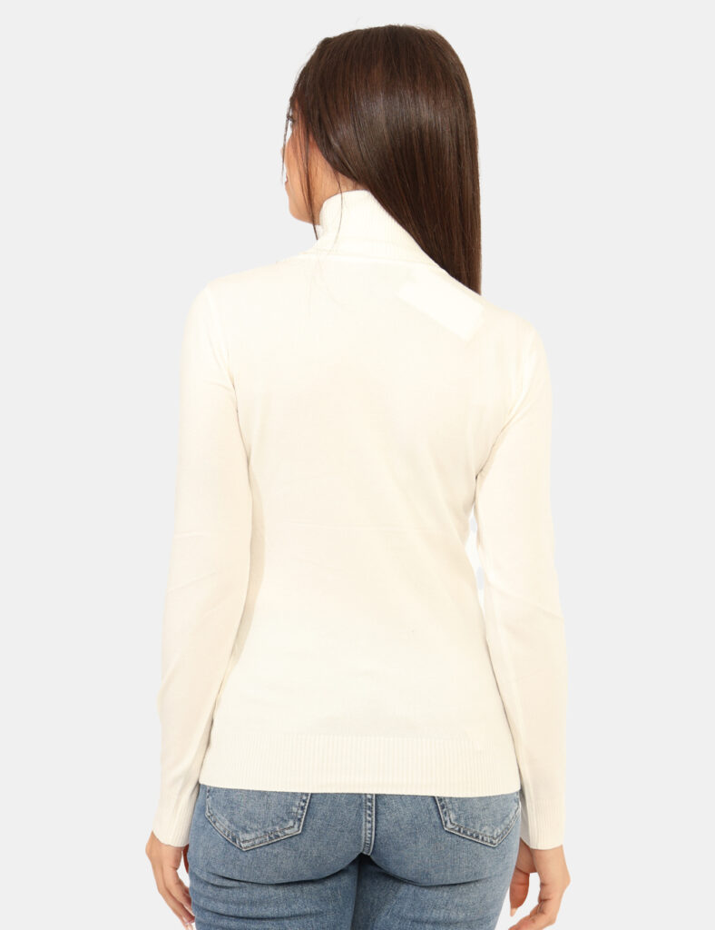 Maglia scontata - Dolcevita Rue De Clerie Panna