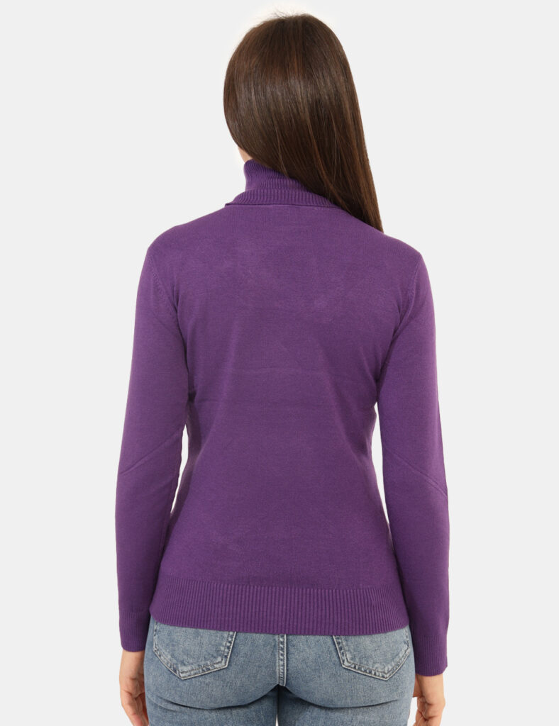 Maglia scontata - Dolcevita Rue De Clerie Viola