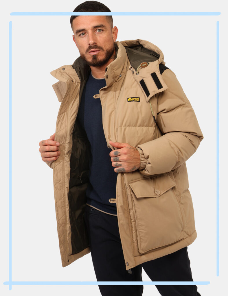 Outlet piumino uomo scontato - Giacca Ciesse Beige Taglia L