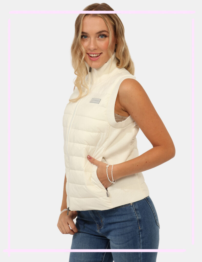 Abbigliamento donna scontato - Gilet Ciesse Bianco Taglia S