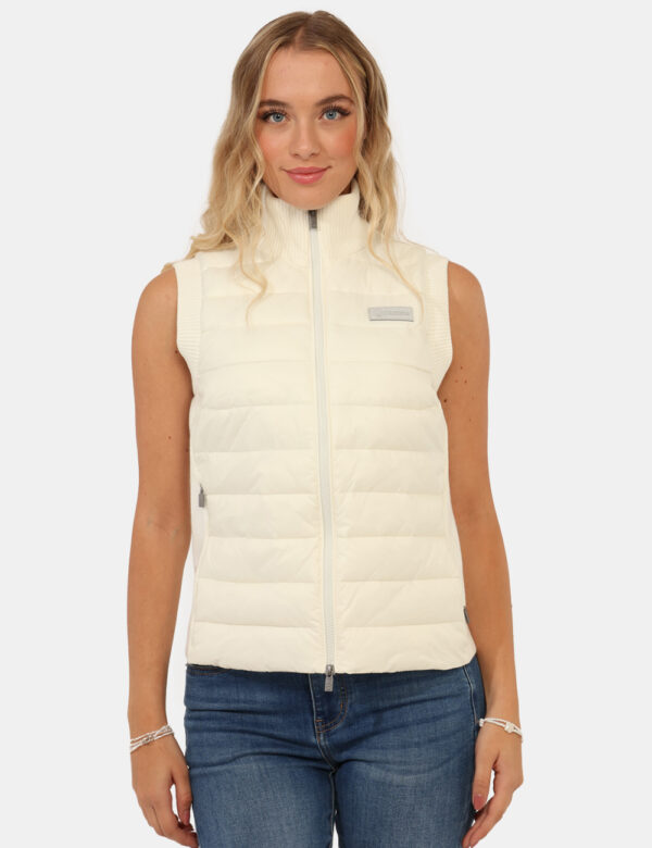 Gilet Ciesse Bianco Taglia S - L’articolo appartiene al campionario esclusivo di stagione: pezzo unico.Cod. art. 25IPCWV2302