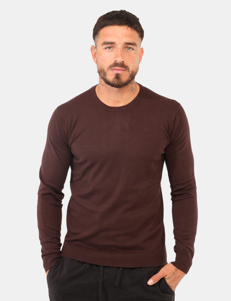 Maglione Prj22. Marrone