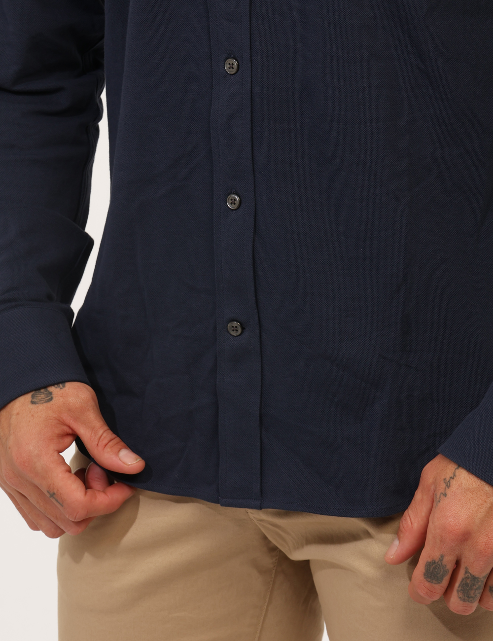 3250271-L-CA_BLU_AI25_3 Polo Gant Blu Taglia L - L’articolo appartiene al campionario esclusivo di stagione: pezzo unico.Cod. art. 3250271 L CAVi ri