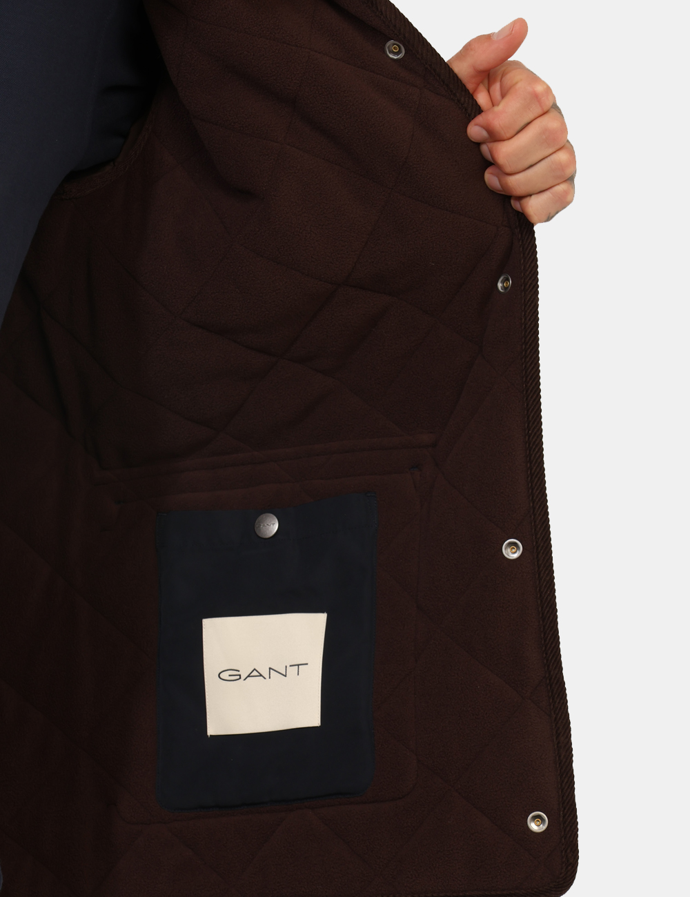 7006545-L-CA_BLU_AI25_4 Giacca Gant Blu Taglia L - L’articolo appartiene al campionario esclusivo di stagione: pezzo unico.Cod. art. 7006545 L CAVi