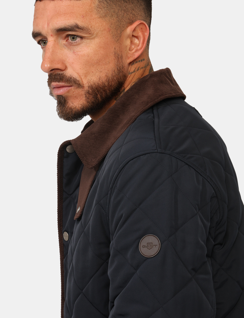 7006545-L-CA_BLU_AI25_5 Giacca Gant Blu Taglia L - L’articolo appartiene al campionario esclusivo di stagione: pezzo unico.Cod. art. 7006545 L CAVi