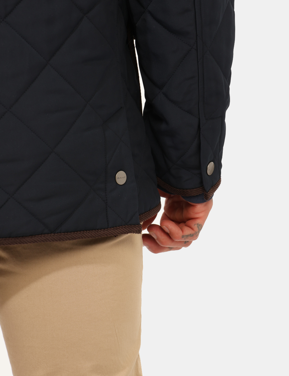 7006545-L-CA_BLU_AI25_8 Giacca Gant Blu Taglia L - L’articolo appartiene al campionario esclusivo di stagione: pezzo unico.Cod. art. 7006545 L CAVi