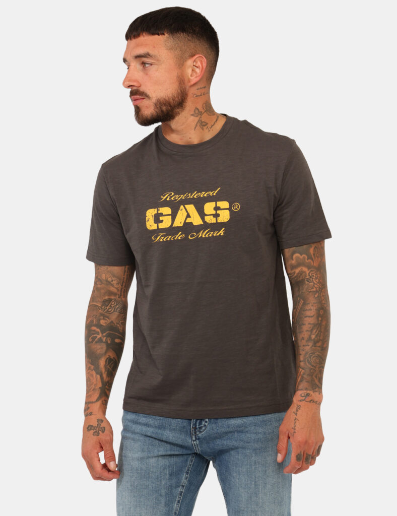 T-shirt Gas Grigio