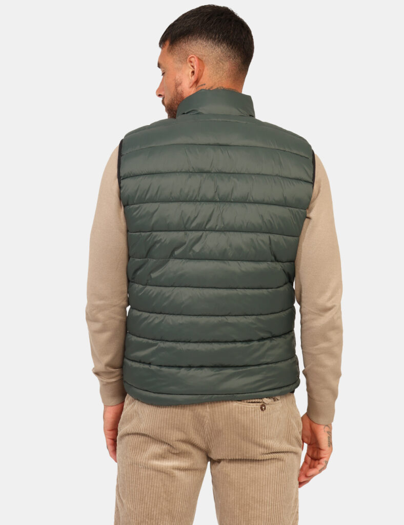 Piumino smanicato Concept83 Verde