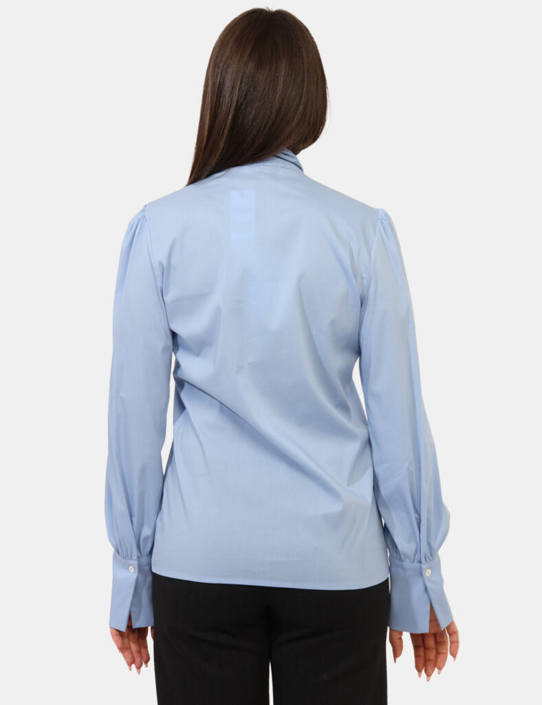 Abbigliamento donna scontato - Blusa Materica Azzurro
