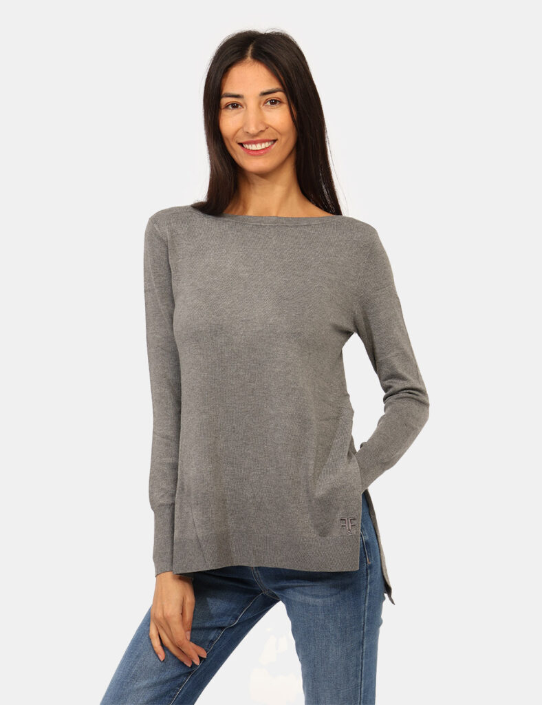 Abbigliamento donna scontato - Maglione Fracomina Grigio