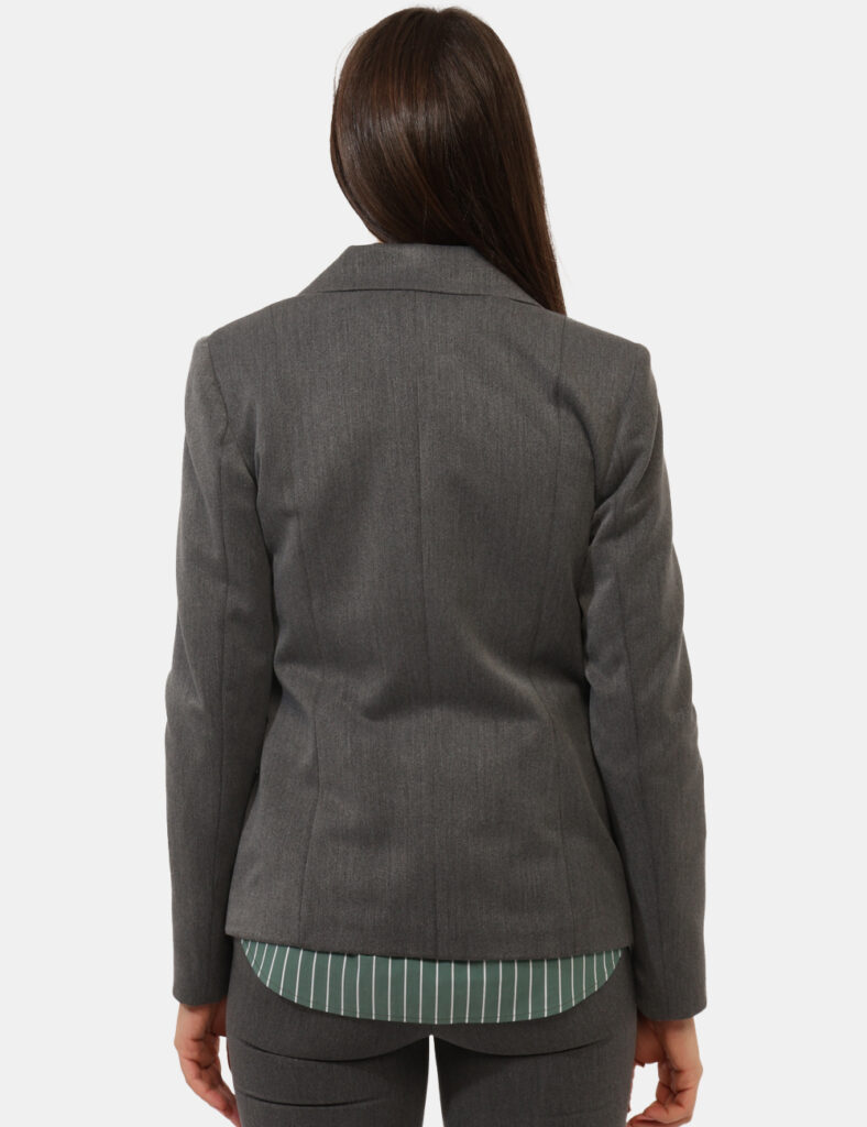 Abbigliamento donna scontato - Blazer Materica Grigio