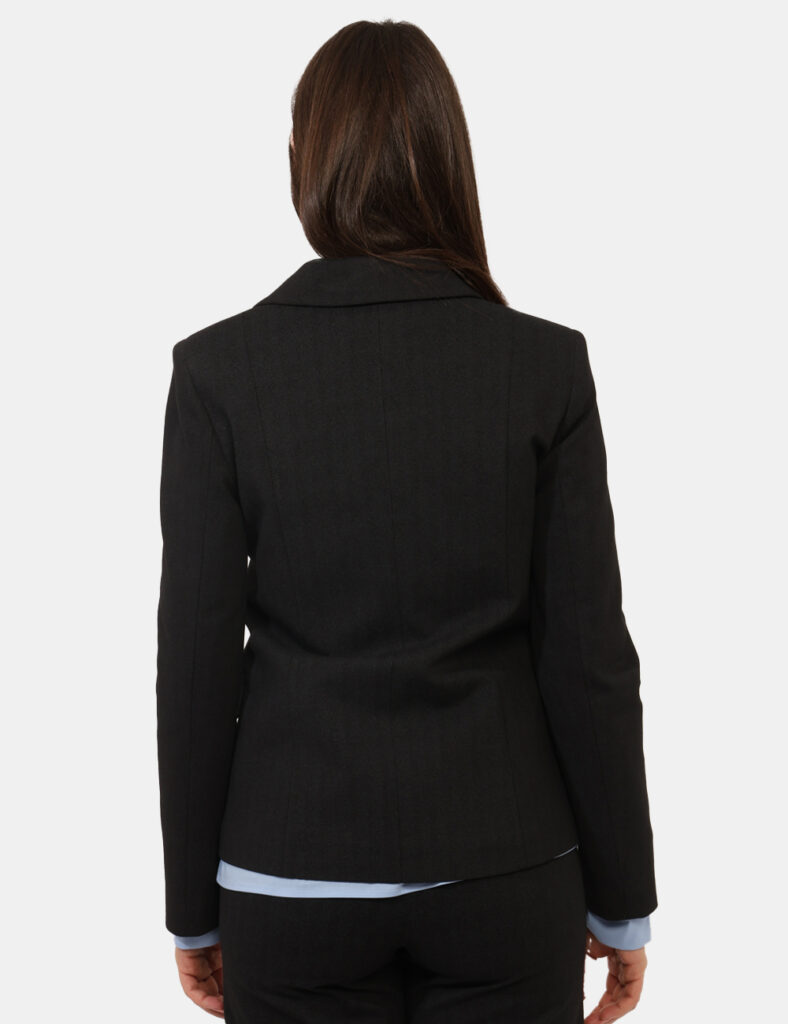 Abbigliamento donna scontato - Blazer Materica Nero