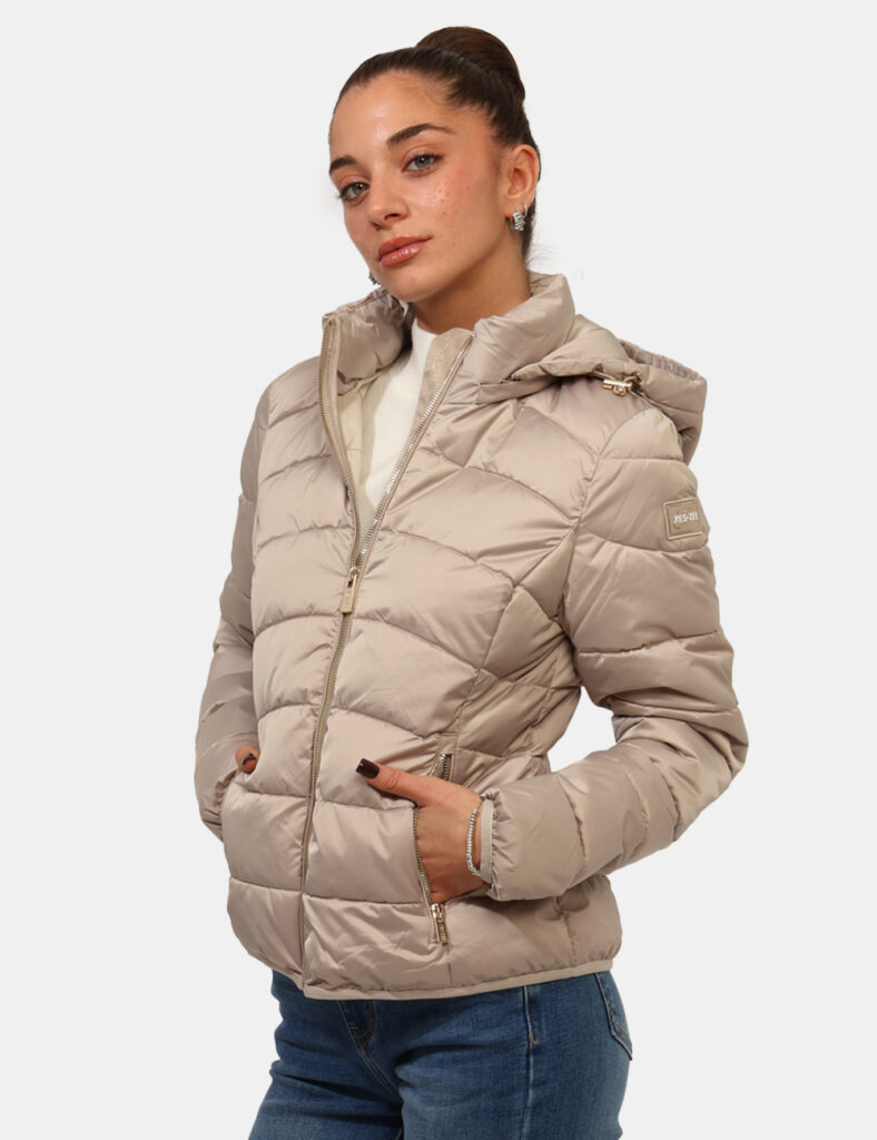 Abbigliamento donna scontato - Giacca Yes Zee Beige