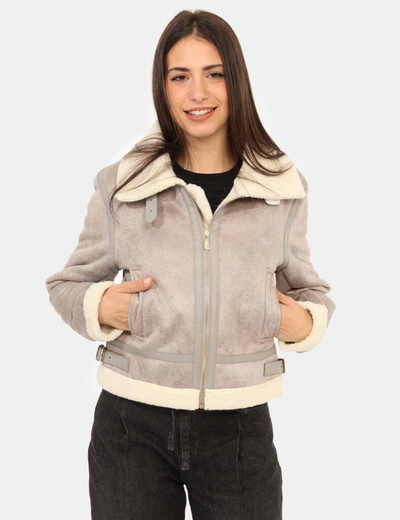 Abbigliamento donna scontato - Giacca Yes Zee Grigio