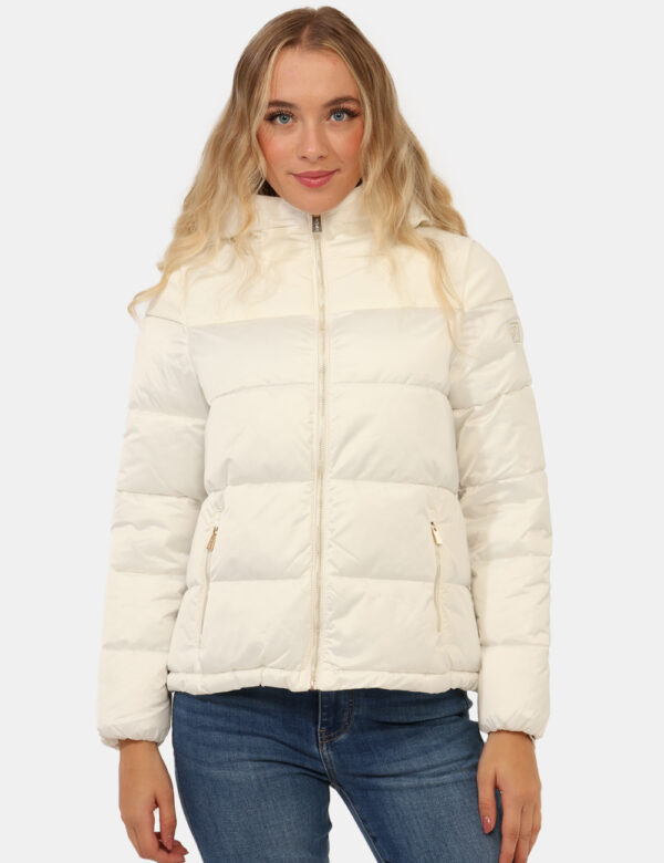 Giacca Yes Zee Bianco - Piumino con capuccio con vestibilità scarsa.Cod. art. J032 M800 OAVi ricordiamo che tutti i nostri a