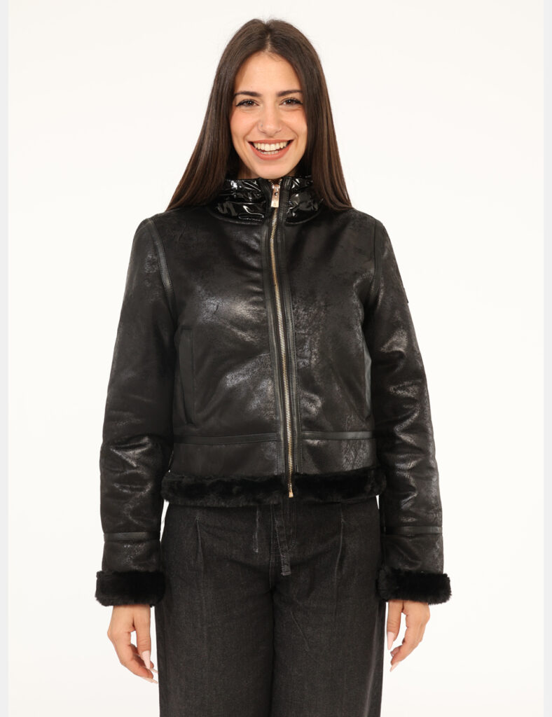 Abbigliamento donna scontato - Giacca Yes Zee Nero