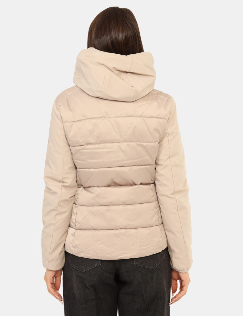 Abbigliamento donna scontato - Piumino Yes Zee Beige