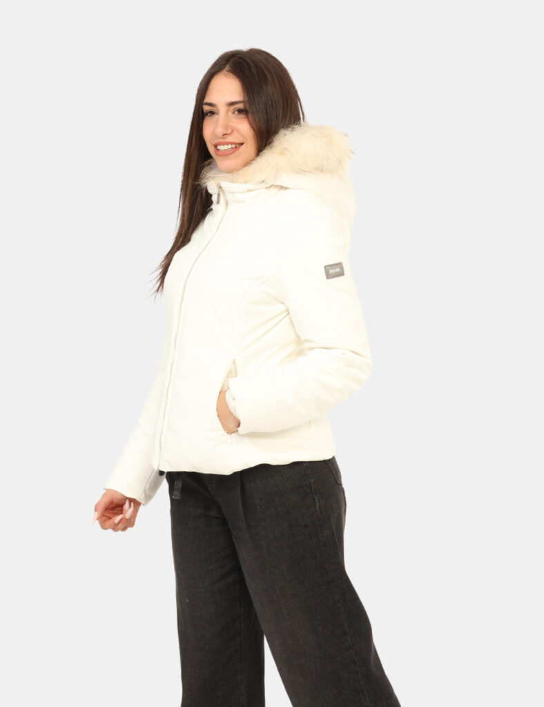 Abbigliamento donna scontato - Piumino Yes Zee Bianco