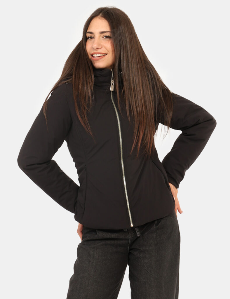 Abbigliamento donna scontato - Piumino Yes Zee Nero