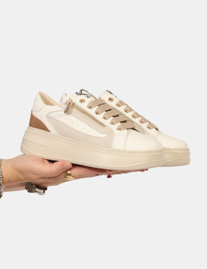 Scarpe da Donna scontate - Sneakers Keys Beige