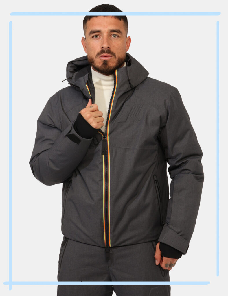 Giacca da sci K-Way Grigio Taglia L