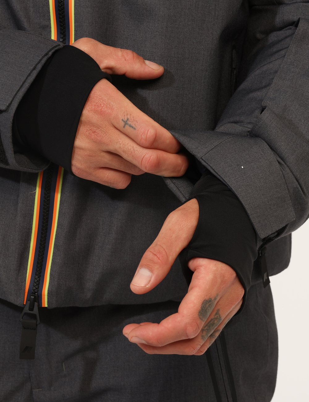 K3147IW-GI-CA_GRIGIO_AI25_7 Giacca da sci K-Way Grigio Taglia L - L’articolo appartiene al campionario esclusivo di stagione: pezzo unico.Cod. art. K314