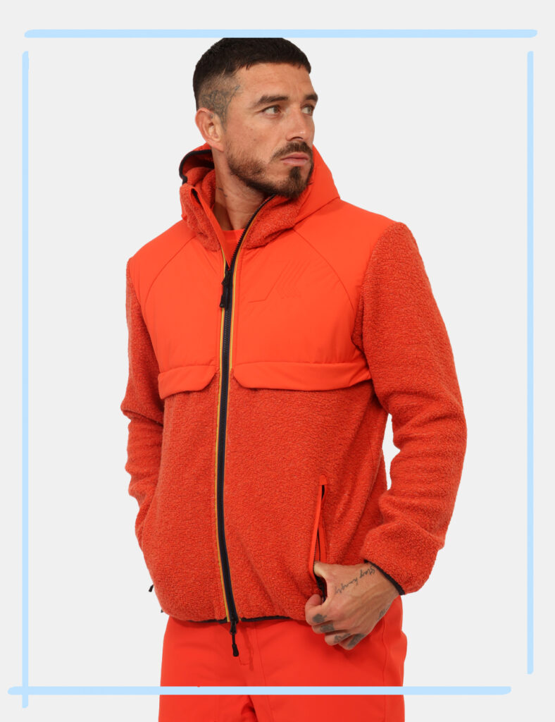 Felpa K-Way Arancione Taglia L