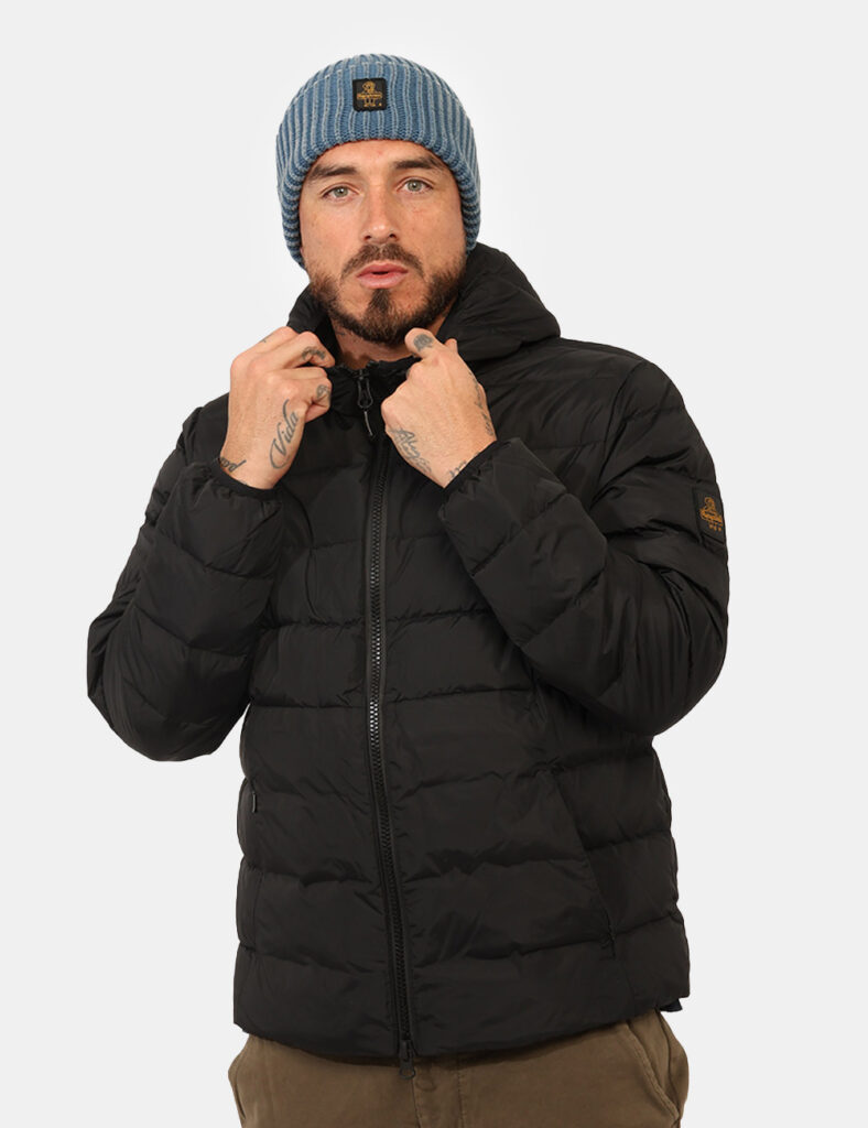 Outlet piumino uomo scontato - Piumino Refrigiwear Nero