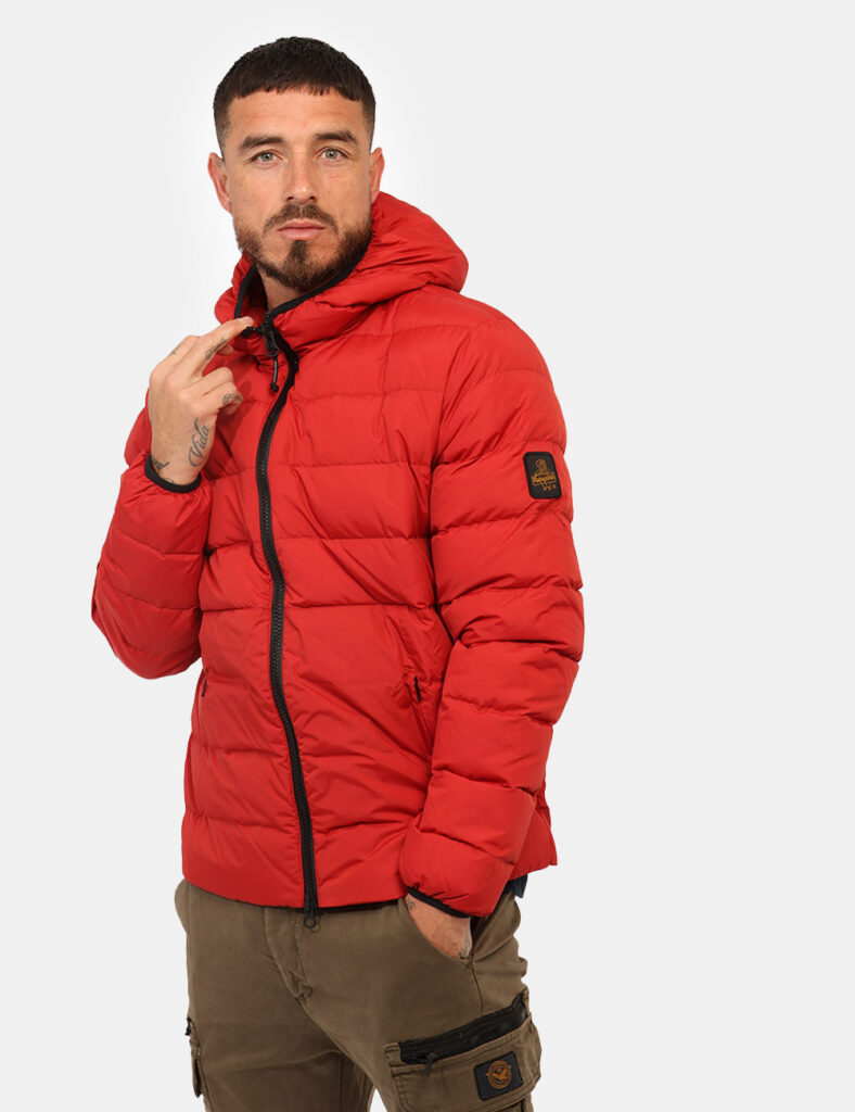 Outlet piumino uomo scontato - Piumino Refrigiwear Rosso