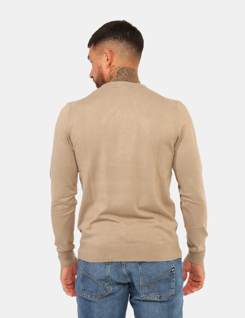 Maglione Yes Zee Marrone