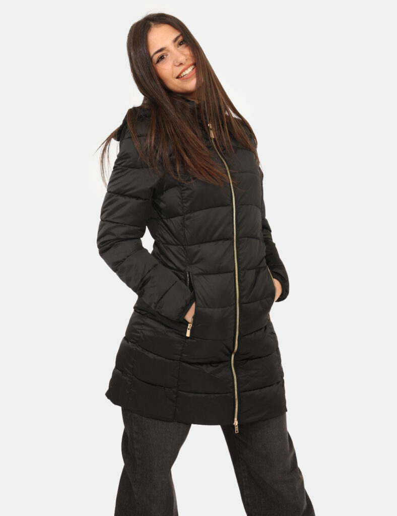 Abbigliamento donna scontato - Piumino Yes Zee Nero