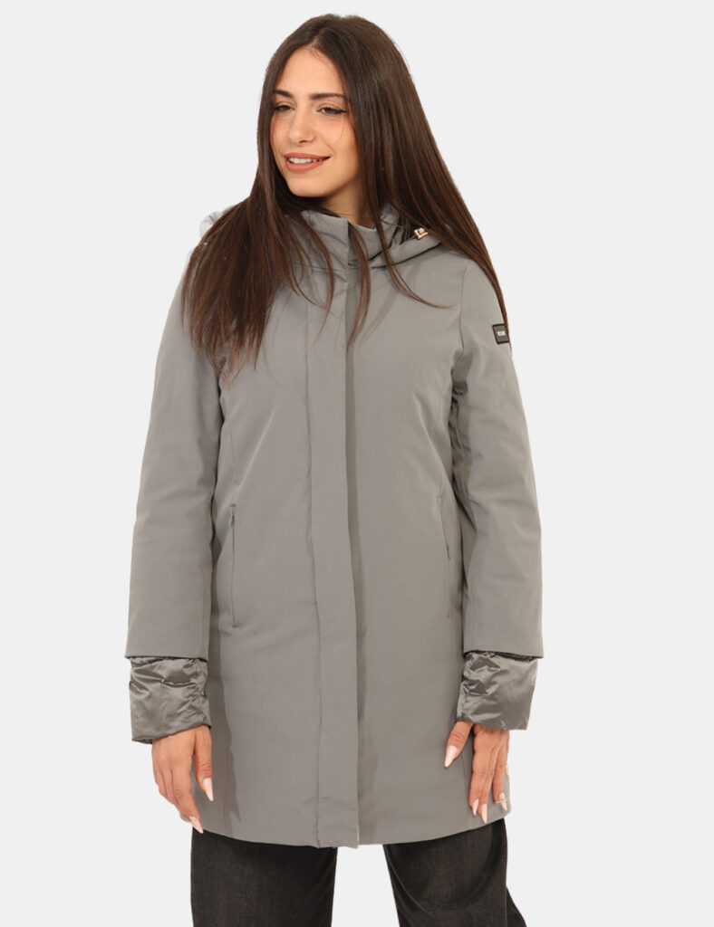 Abbigliamento donna scontato - Cappotto Yes Zee Grigio