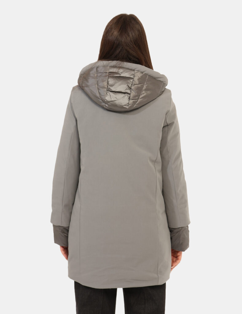Abbigliamento donna scontato - Cappotto Yes Zee Grigio
