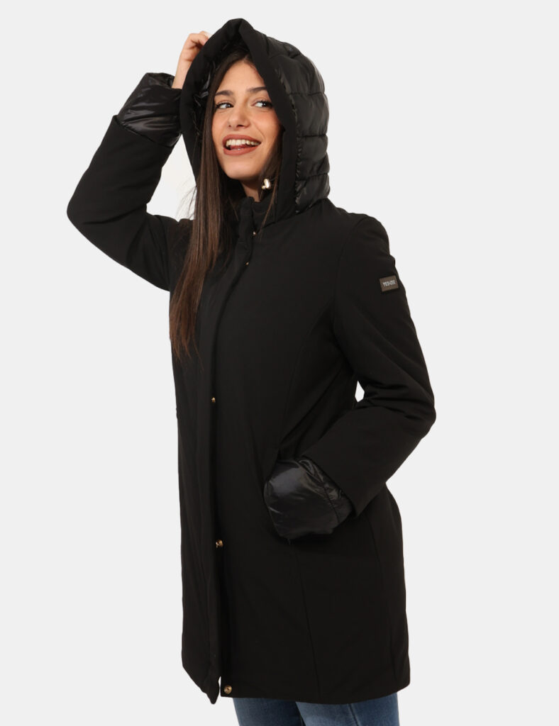 Piumini da donna Yes Zee scontati  - Giacca Yes Zee Nero