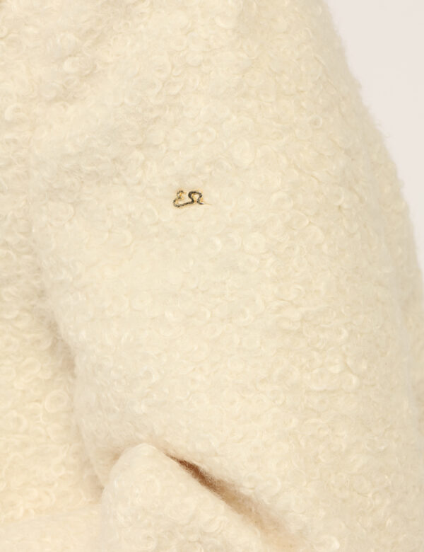 Cappotto Yes Zee Bianco - Cappotto con bottoni click clack.Cod. art. O056 KG00 OAVi ricordiamo che tutti i nostri articoli s