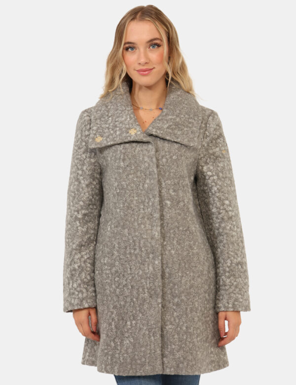 Cappotto Yes Zee Grigio - Cappotto con bottoni click clack.Cod. art. O056 KG00 OAVi ricordiamo che tutti i nostri articoli s