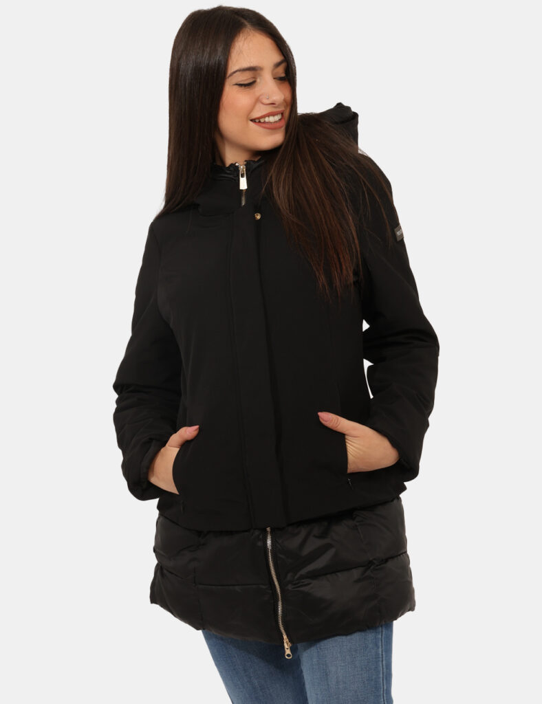 Piumini da donna Yes Zee scontati  - Piumino Yes Zee Nero