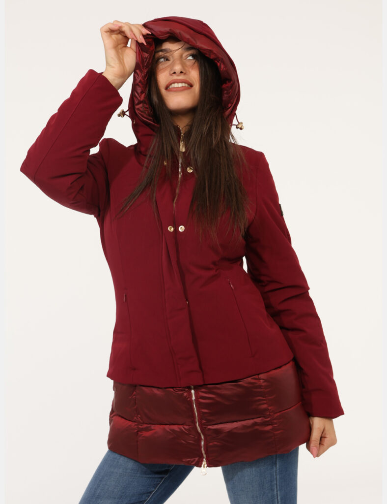 Piumini da donna Yes Zee scontati  - Piumino Yes Zee Rosso